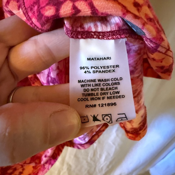 Titles Nine Vibrant Pink and Orange Sleeveless Tank Top XL - Picture 3 of 5